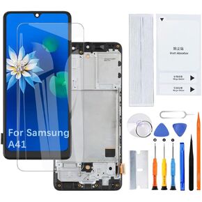 شاشة العرض لـ Samsung Galaxy A41 TFT A415F/DSN A415F/DSM A415F LCD SCREENT KIT مع إطار （بدون بصمة）