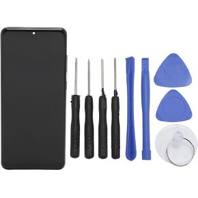 استبدال الشاشة بإطار لـ Galaxy S20 Ultra ، شاشة تعمل باللمس ، استبدال مجموعة أرقام شاشة اللمس ، مجموعة أجزاء تصليح مجموعة أرقام الشاشة اللمسات لـ S20 Ultra