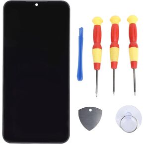 for 5G Screen Replacement OLED, Touch Screen Display Digitizer Assembly with Kit, with Frame Repair Tool, Mobile Phone Parts for 5G, Black