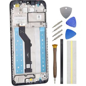 Black Display Touch Screen with Frame for Nokia 5.3 TA-1234 TA-1223 TA-1227 TA-1229 Display Digitizer Screen Replacement with Tool Kit