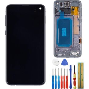 شاشة Super AMOLED متوافقة مع Samsung Galaxy S10E SM-G970U SM-G970W 5.8 بوصة شاشة لمس شاشة LCD مع أدوات+إطار
