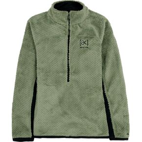 Burton AK Baker Hi-Loft 1/4-Zip Fleece Jacket - Women's Hedge Green, M in Kuwait