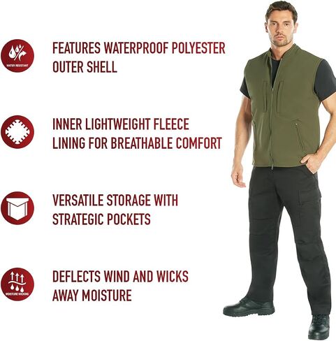 Rothco Concealed Carry Soft Shell Vest in Saudi Arabia