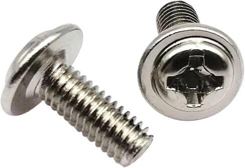 Case Chassis Motherboard Mount Fix Repair Phillips Washer Head Screw Bolt(Black,M3x6mm) in Saudi Arabia