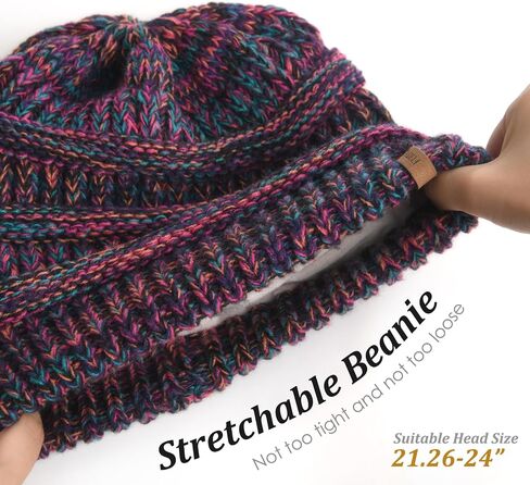 FURTALK Winter Hats for Women Slouchy Fleece Lined Hats Thick Knitted Cap in Saudi Arabia