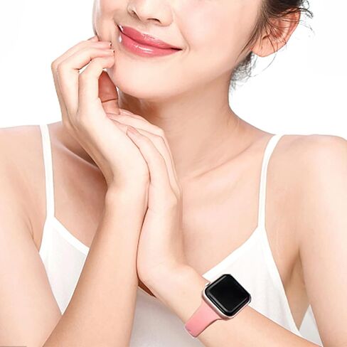6 حزم نطاقات لفرقة Apple Watch 42mm 40mm 41mm 41mm 38 مم نساء 46 مم 44 مم 45 مم 49 ملم ، حزام رياضي ناعم ضئيل رفيع النحيف لسلسلة iWatch 10/9/7/6/6/se/5/4/3/2/1/ultra in Kuwait