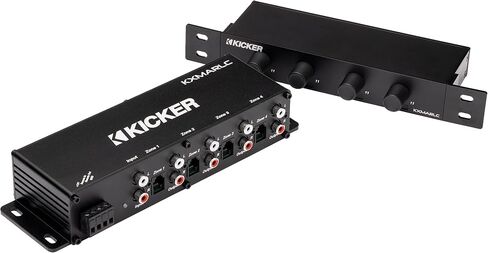 KICKER KXMARLC Wired Remote Level Control |48KXMARLC|Independent Volume Control for 4 Zones|Compatible with All Amplifiers|Line-Driver Pre-Amp Design|Cleaner, Better Sound|Marine, ATV, Car, Truck in Saudi Arabia