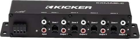 KICKER KXMARLC Wired Remote Level Control |48KXMARLC|Independent Volume Control for 4 Zones|Compatible with All Amplifiers|Line-Driver Pre-Amp Design|Cleaner, Better Sound|Marine, ATV, Car, Truck in Saudi Arabia