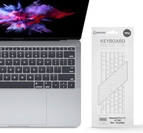 iBenzer Macaron Series Silicone Keyboard Cover for MacBook Pro13’’ with Function Keys NO Touch Bar (2018 2017 2016 Model A1708), Navy Blue, MKC06NVBL in Kuwait