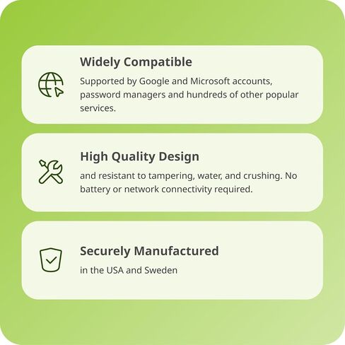 Yubico - YubiKey 5 NFC - Two-Factor authentication (2FA) Security Key, Connect via USB-A or NFC, FIDO Certified - Protect Your Online Accounts in Kuwait