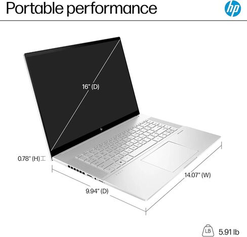 HP ENVY Laptop | 16" 2K 120Hz Touchscreen | Intel Core i7-13700H 14-core Processor | NVIDIA GeForce RTX 4060 | Backlit Keyboard | 64GB DDR5 RAM | 4TB(2TB+2TB) SSD | Windows 11 Pro | WOWPC Recovery USB in Saudi Arabia