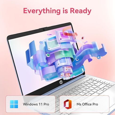 HP 14 بوصة كمبيوتر محمول من طالب وأعمال ، Intel N150 (Beats N4120) مع ذاكرة وصول عشوائي بسعة 16 جيجا بايت+128 جيجا بايت UPS+256 جيجابايت MSD+32 GB محرك أقراص فلاش ، رقيقة وضوء محمول ، Windows 11 Pro Pro مع مجموعة إكسسوارات ، Blue ، Blue in Kuwait