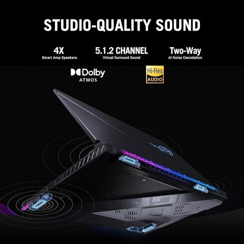 Asus Rog Strix G18 G18 Gaming Laptop ، 18 "Nebula 16:10 240Hz QHD ، Intel 24-Core I9-14900HX ، Geforce RTX 4080 ، 32 GB DDR5 ، 2 TB SSD ، Backlit Keyboard ، Wi-Fi 6E ، Windows 11 Pro ، with Associat in Saudi Arabia