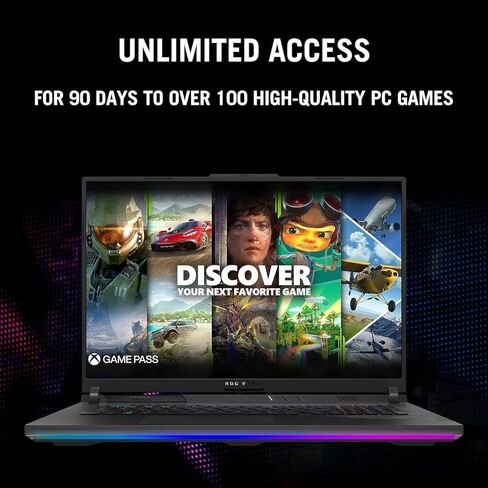 Asus Rog Strix G18 G18 Gaming Laptop ، 18 "Nebula 16:10 240Hz QHD ، Intel 24-Core I9-14900HX ، Geforce RTX 4080 ، 32 GB DDR5 ، 2 TB SSD ، Backlit Keyboard ، Wi-Fi 6E ، Windows 11 Pro ، with Associat in Saudi Arabia