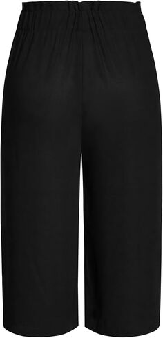 City Chic Women's Apparel Women's Plus Size Pant Easy Crop in Saudi Arabia