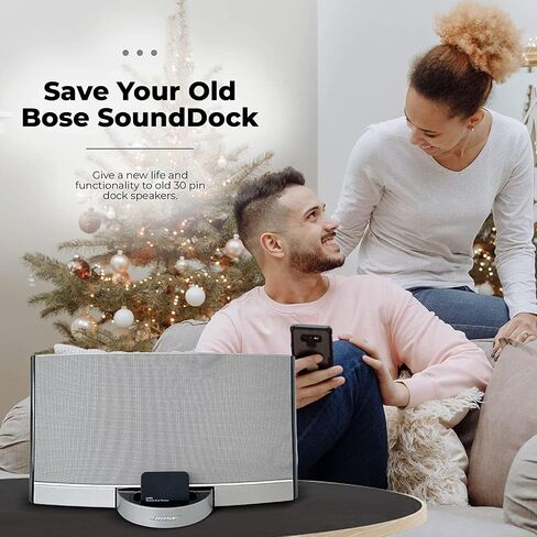 LAYEN i-Dock - Premium 30 Pin Bluetooth Adapter | Qualcomm CSR Chipset | aptX = Superior Wireless Audio | Multi-Pair | for Bose SoundDock & Other iPod iPhone Docking Stations (Not for Cars) in Saudi Arabia