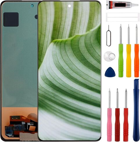 شاشة LCD جديدة TFT لجهاز Galaxy A72 4G A725 SM-A725F SM-A725F/DS SM-A725M SM-A725M/DS 6.7 "مع وظيفة أدوات الإصلاح المطورة-دالة بصمة الإصبع in Saudi Arabia