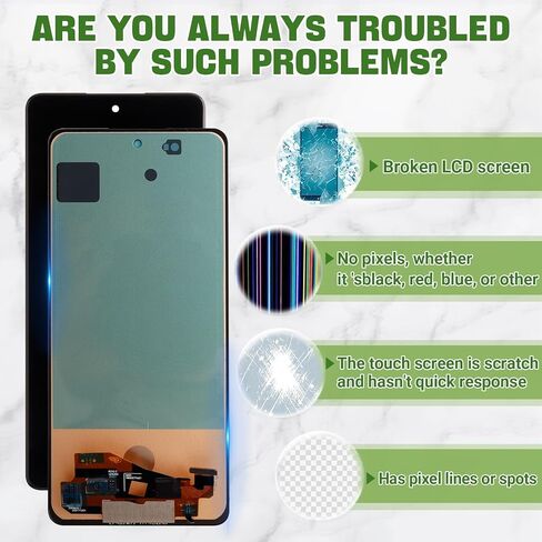 شاشة LCD جديدة TFT لجهاز Galaxy A72 4G A725 SM-A725F SM-A725F/DS SM-A725M SM-A725M/DS 6.7 "مع وظيفة أدوات الإصلاح المطورة-دالة بصمة الإصبع in Saudi Arabia