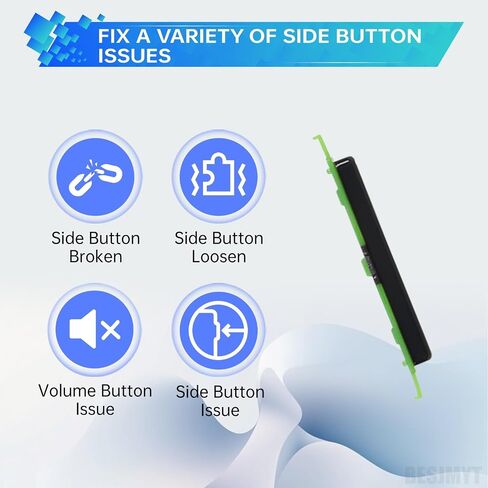 for Samsung Galaxy A23 5G Side Power Volume Button Replacement Power On Off Switch Volume Button Replacement Side Key Button Repair SM-A236U SM-A236U1 Black in Saudi Arabia