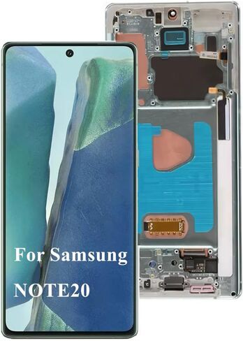 OLED for Samsung Galaxy NOTE20 5G N80F N981U S981U LCD Display Touch Screen Digitizer Assembly NOTE20 Screen Replacement Support Fingerprint+S-Pen (with Gold Frame+Back Cover+Tools) in Saudi Arabia