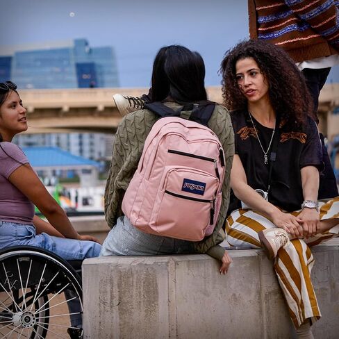 JanSport Laptop Backpack - Computer Bag with 2 Compartments, Ergonomic Shoulder Straps, 15" Laptop Sleeve, Haul Handle - Book Rucksack - Screen Static in Kuwait