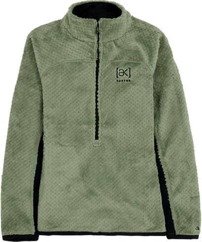 Burton AK Baker Hi-Loft 1/4-Zip Fleece Jacket - Women's Hedge Green, M in Kuwait