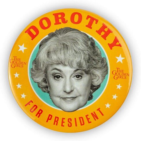 The Golden Girls Sophia Presidential Campaign Button Pin | Measures 3 Inches in Saudi Arabia