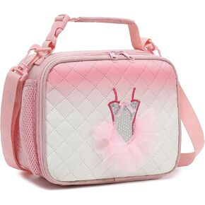 حقيبة غداء للفتيات من Beaulyn - صندوق غداء للأطفال متين ومقاوم للماء معزول حقيبة غداء رائعة للفتيات والأطفال الصغار والمراهقين هدايا مدرسية in Kuwait