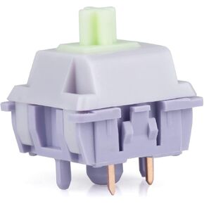 مجموعة المفاتيح الميكانيكية EPOMAKER Jade Blossom للوحة المفاتيح الميكانيكية، 30 قطعة مفاتيح خطية 53gf، مفتاح 5 دبابيس مسبق التشحيم، جذع LY ومساكن POM كاملة in Kuwait