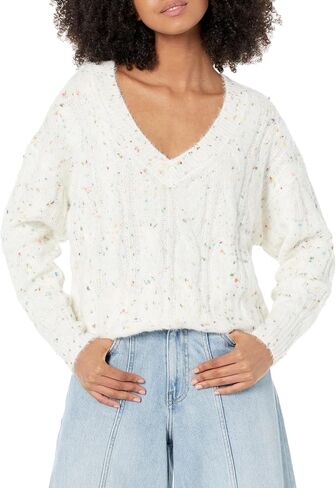 Desigual Women's Woman Flat Knit Thick Gauge Pullover in Saudi Arabia