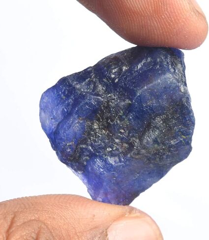 GEMHUB Natural AAA++ Quality Sapphire 119.50 Ct Certified Healing Crystal Raw Rough Blue Sapphire Stone in Saudi Arabia