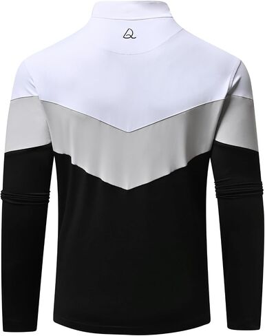 DEOLAX Quarter Zip Pullover Men Dry Fit 1/4 Zip Golf Pullover UPF50+ Moisture Wicking Mock Neck Mens Pullover Sweatshirts in Saudi Arabia