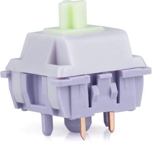 EPOMAKER Jade Blossom Mechanical Switch Set for Mechanical Keyboard, 30 Pieces 53gf Linear Switches, 5 Pin Pre-lubed Switch, LY Stem & Full POM Housings in Kuwait