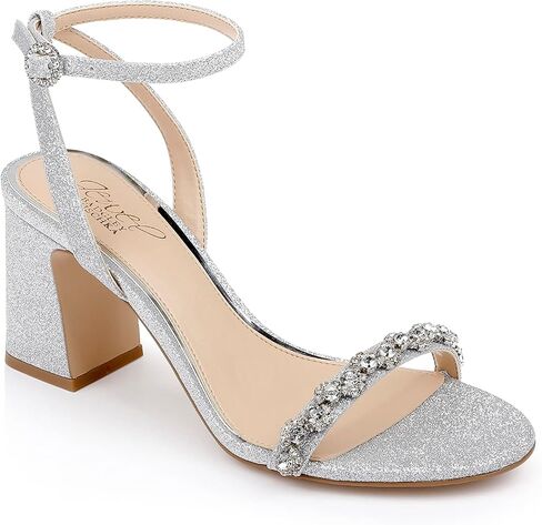 Jewel Badgley Mischka Alyna Bejeweled Block Heel in Saudi Arabia