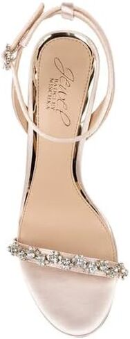 Jewel Badgley Mischka Alyna Bejeweled Block Heel in Saudi Arabia