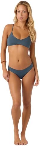 O'NEILL Womens Swim Saltwater Solids Huntington to Bralette Bikini Top, Black, XL in Saudi Arabia