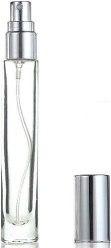 Elfenstall - زجاج سميك 5 قطع 10 مل 1/3 أونصة زجاجة رذاذ ذهبية قابلة لإعادة التعبئة عطر مرطب عطر رذاذ ناعم حاوية مستحضرات التجميل أنبوب دائري أداة مكياج للحفلات عينة هدية للسفر in Saudi Arabia