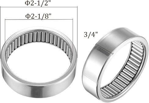 B1916 Needle Roller Bearings - [1-3/16 Inch x 1-1/2 Inch x 1 Inch] Chrome Steel for Transmission Use, Full Complement Drawn Cup in Saudi Arabia