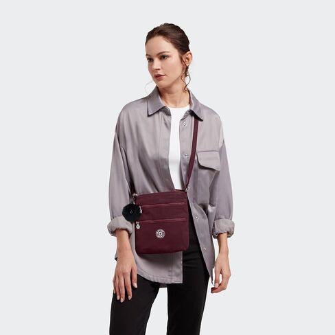 Kipling Women's Keiko Crossbody Mini Bag, Lightweight Adjustable Purse, Durable Shoulder Sling, Fresh Lilac GG in Saudi Arabia