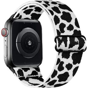 Stretchy Nylon Watch Band Compatible with Apple Watch 38mm 40mm 41mm 42mm 44mm 45mm,Adjustable Sport Elastic Women Men Strap for iWatch Series 7 6 5 4 3 2 1 SE