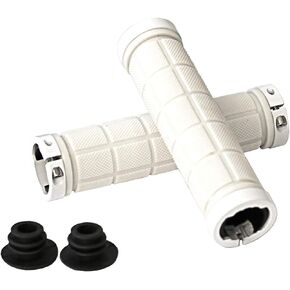 DEERU Bicycle Premium Rubber Handlebar Grip Lock on Grip for Mountain Bike BMX Folding Bike Anti-Slip Shockproof