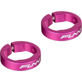 Funn  Alloy Bike Grip Clamping Rings for Hilt, Holeshot, Combat, Combat II, Combat III MTB Grips, Grip Lock Rings for Securing Bicycle Handlebar Grips in Place
