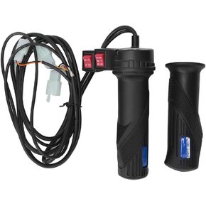 Alomejor Speed Control Throttle Grip 3 Speed Gears Universal Gas Handle Twist Throttle Hand Grip for Electric Bicycle Scooter with Forward and Reverse Gear