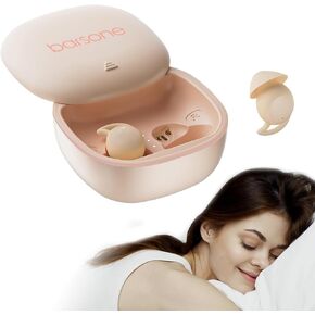 سماعات أذن للنوم من بارسون للنوم الجانبي، سماعات بلوتوث لاسلكية صغيرة غير مرئية 5.3 مايكرو بخاصية إلغاء الضوضاء أثناء النوم، سماعات أذن مخفية للأذنين الصغيرة أثناء النوم والعمل والتمرين (وردي) in Kuwait