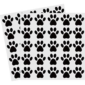 STARLIBOO Paw Print Stickers, 1.5 inch, 600pcs, Blue