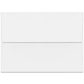 Classic Crest Solar White A2 (4-3/8-x-5-3/4) Envelopes 250-pk - 118 GSM (32/80lb Text) PaperPapers 4X5 Holds Paper Folded 4-Ways Invitation, Response and DIY Greeting Envelopes
