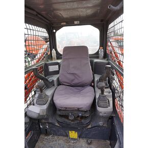 Durafit Seat Covers, KU24 Gray Endura KUBOTA Models SVL 75-95.2 KUBOTA Skid Loader, KX0400, U48-5 Excavator in Gray Endura