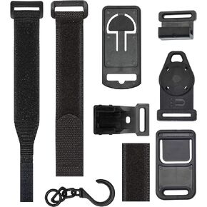 Universal Multimeter Magnet, Hook, and Clip Hanging Strap Kit | Works with Most Multitesters Including Fluke and Klein Tool Meters