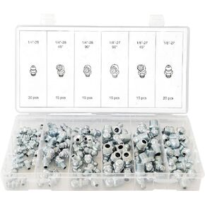 41030-110pc SAE Grease Fitting/Grease Nipple Assortment