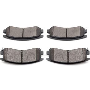 SCITOO D698 Ceramic Brake Pads Kits Rear For Buick Allure,Century,LaCrosse,Regal,Rendezvous,for Chevy Impala,Venture,for Oldsmobile Alero,Intrigue,Silhouette,for Pontiac Grand Prix,Montana